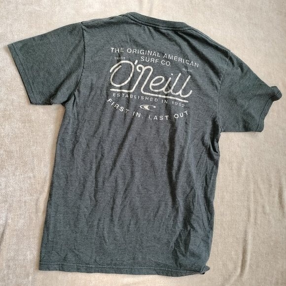 O'Neill Modern Fit Grey Men's T-Shirt Size Small - Picture 2 of 7